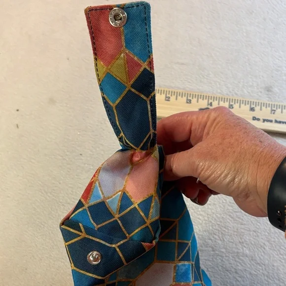 Kavu Multicolor Geometric Print with Blue Logo Patch - Picture 5 of 7